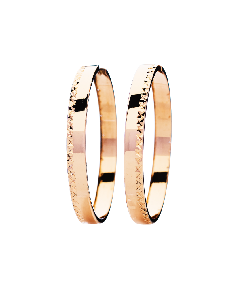 Auksiniai auskarai rinkutės 42mm  - Goldinga