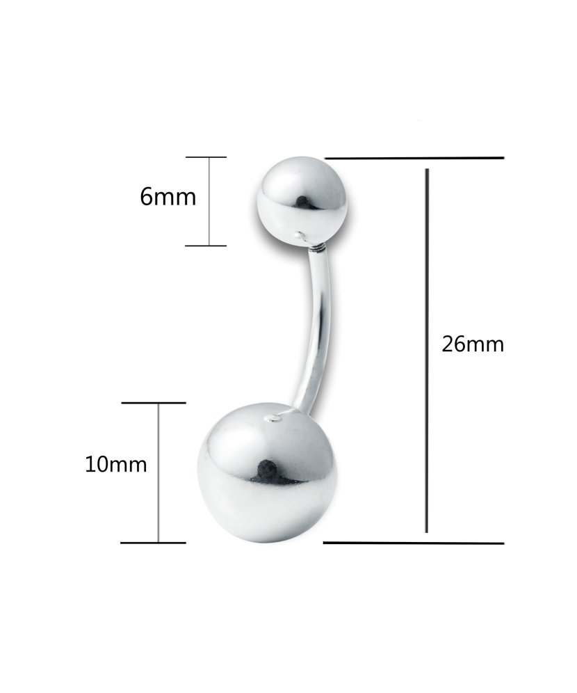 Sidabrinis Auskaras Į Bambą - Auskarai į bambą ir nosį - Goldinga