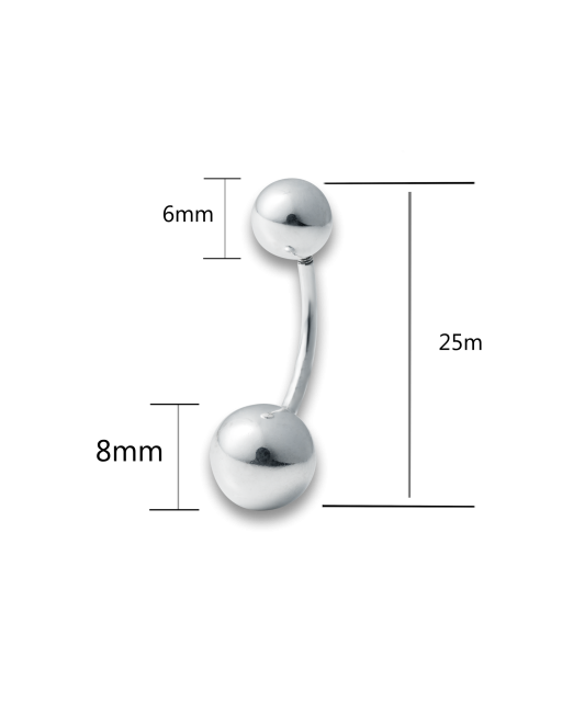 Sidabrinis Auskaras Į Bambą - Auskarai į bambą ir nosį - Goldinga