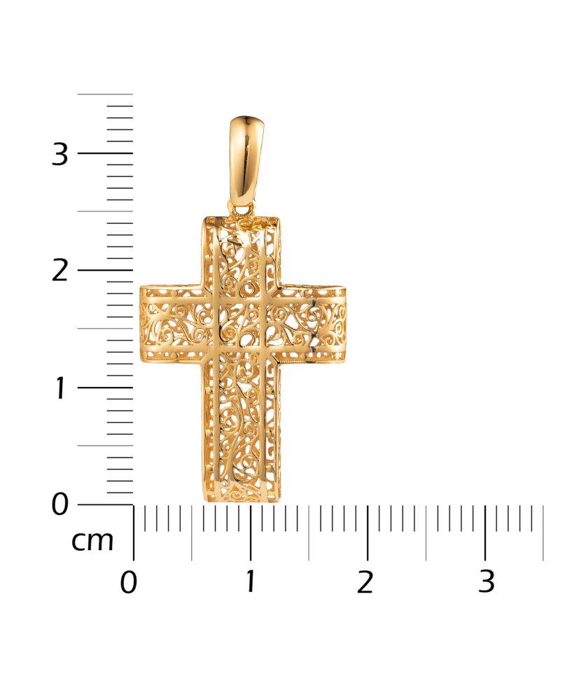 Auksinis pakabukas "Kryželis" - Kryželiai ir ikonos - Goldinga