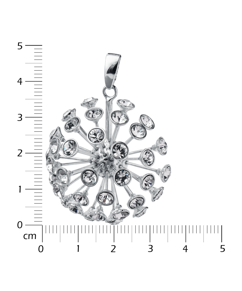 Sidabrinis pakabukas su cirkoniais - Sidabriniai pakabukai - Goldinga