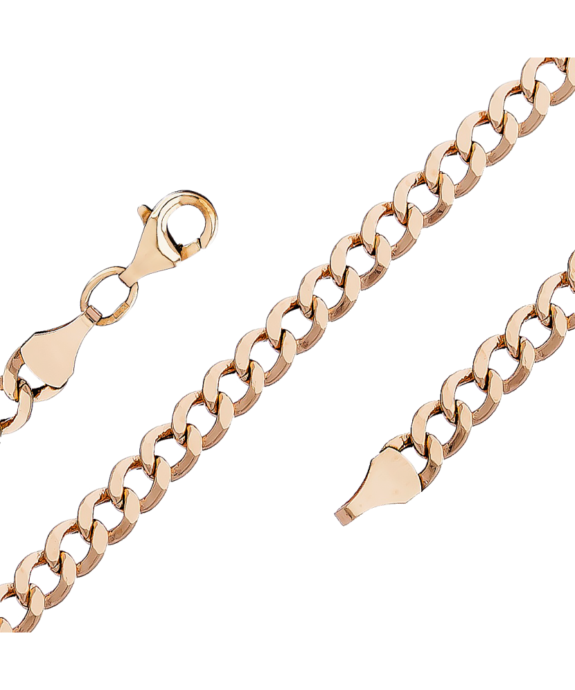 Auksinė grandinėlė "Curb" 7.5mm - Auksinės grandinėlės - Goldinga