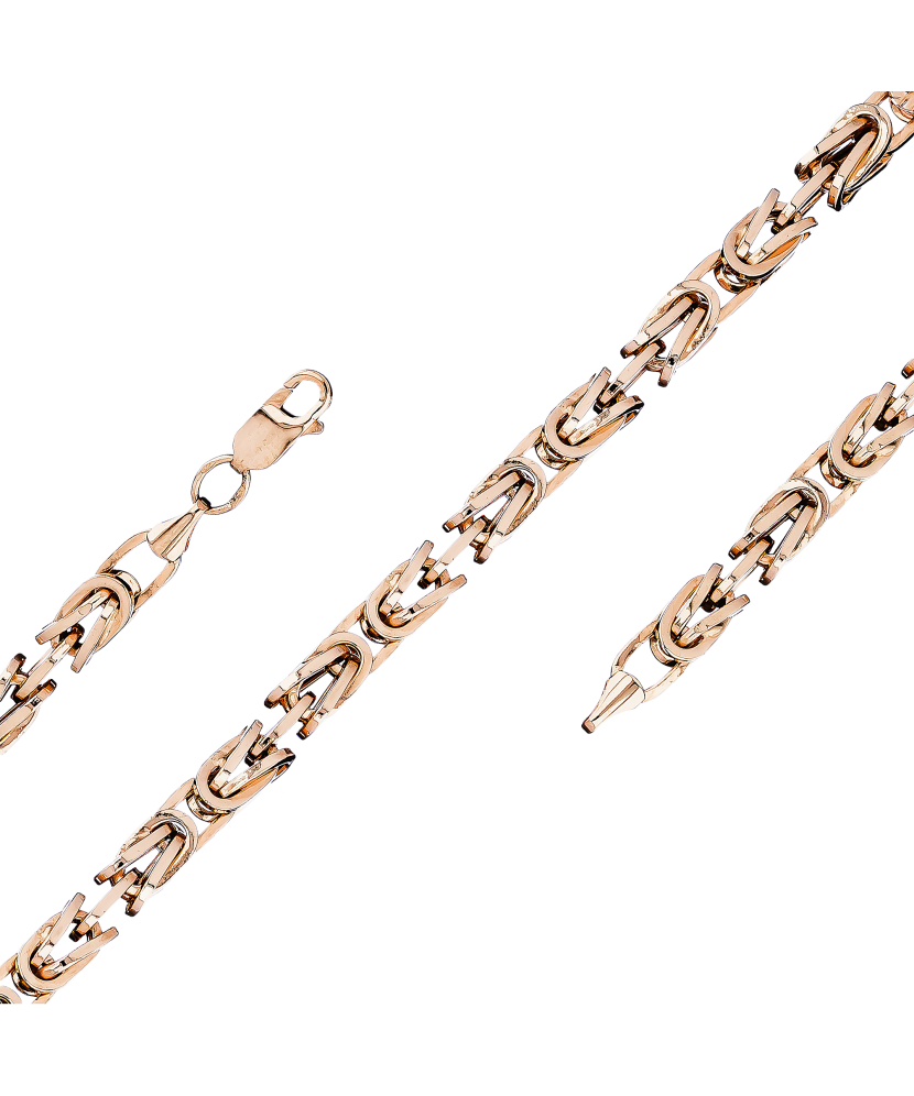 Auksinė grandinėlė "Royal python" 3mm - Auksinės grandinėlės - Goldinga