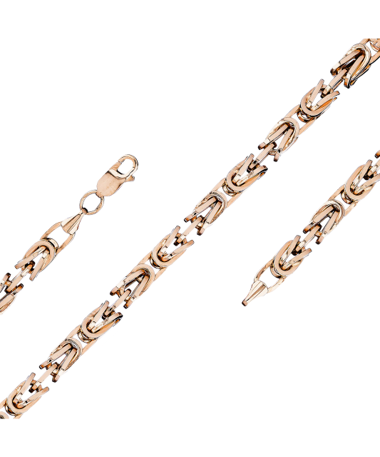 Auksinė grandinėlė "Royal python" 3mm - Auksinės grandinėlės - Goldinga