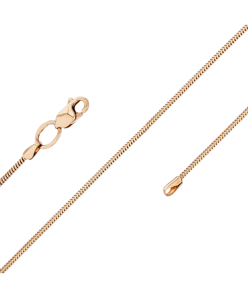 Auksinė grandinėlė "Snake" 1.2mm - Auksinės grandinėlės - Goldinga