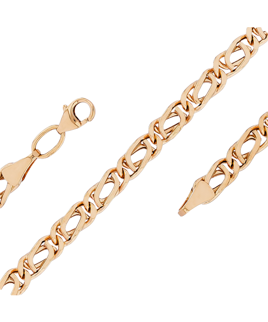 Auksinė grandinėlė "Bird's eye" 4mm - Auksinės grandinėlės - Goldinga