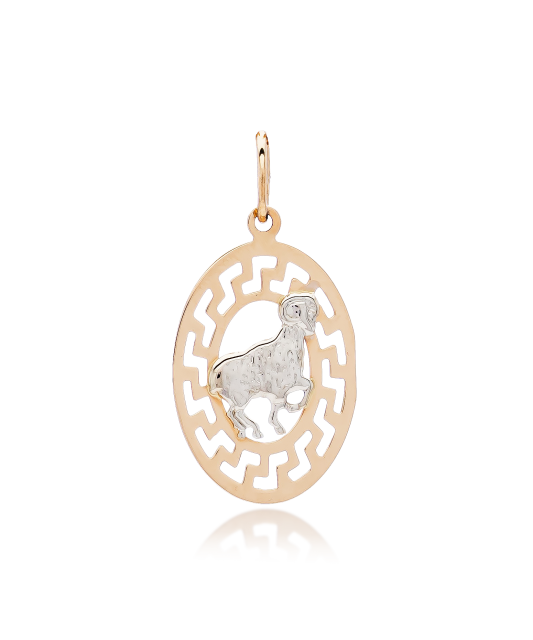 Auksinis pakabukas "avinas" - Zodiako ženklų pakabukai - Goldinga