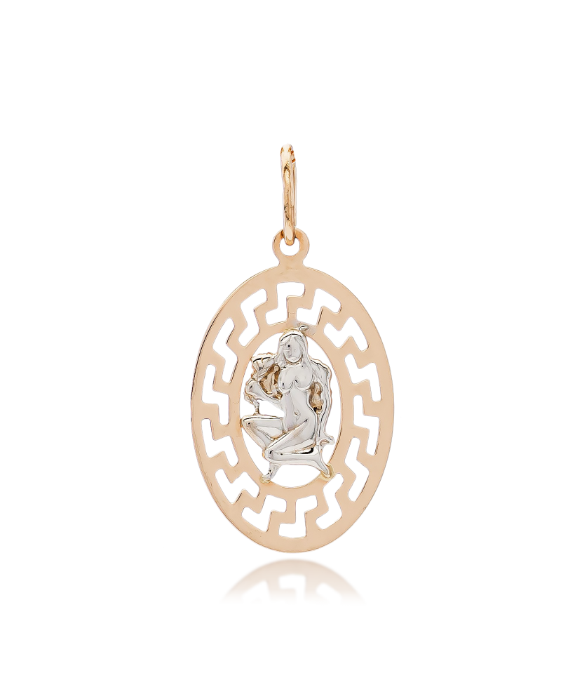 Auksinis pakabukas "Mergelė" - Zodiako ženklų pakabukai - Goldinga