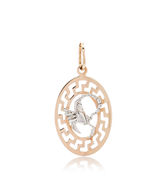 Auksinis pakabukas "Skorpionas" - Zodiako ženklų pakabukai - Goldinga