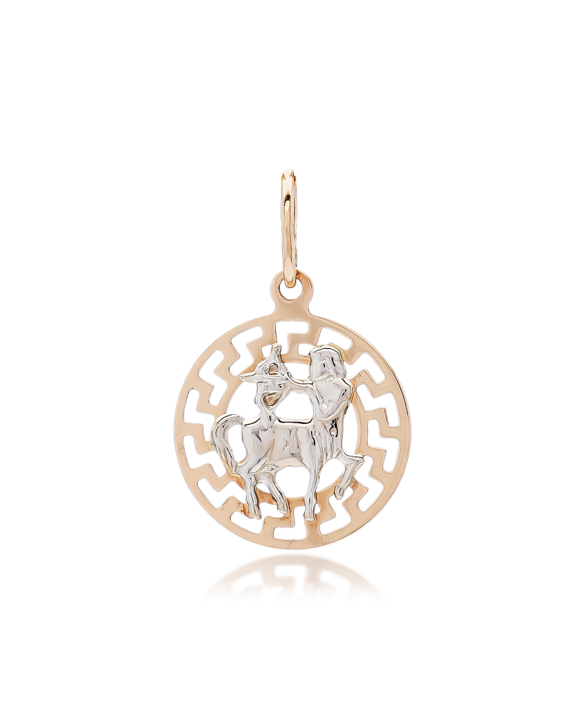 Auksinis pakabukas "Šaulys" - Zodiako ženklų pakabukai - Goldinga