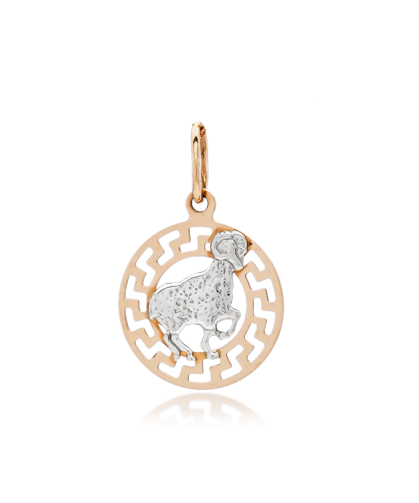 Auksinis pakabukas "avinas" - Zodiako ženklų pakabukai - Goldinga