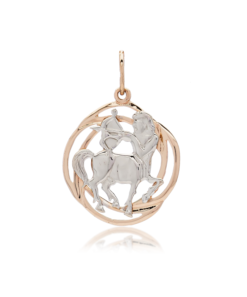 Auksinis pakabukas "Šaulys" - Zodiako ženklų pakabukai - Goldinga