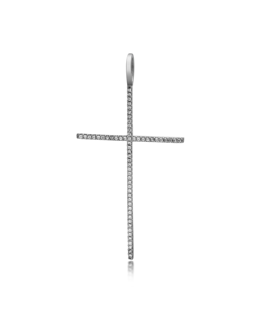 Sidabrinis pakabukas su cirkoniais - Sidabriniai pakabukai - Goldinga