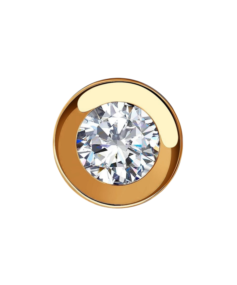 Auksinis pakabukas su cirkoniu - Auksiniai pakabukai - Goldinga