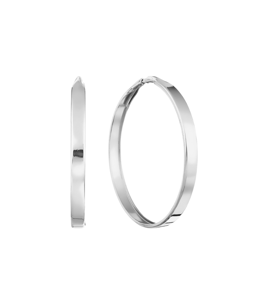 Sidabriniai auskarai rinkutės 50mm - Sidabriniai auskarai - Goldinga