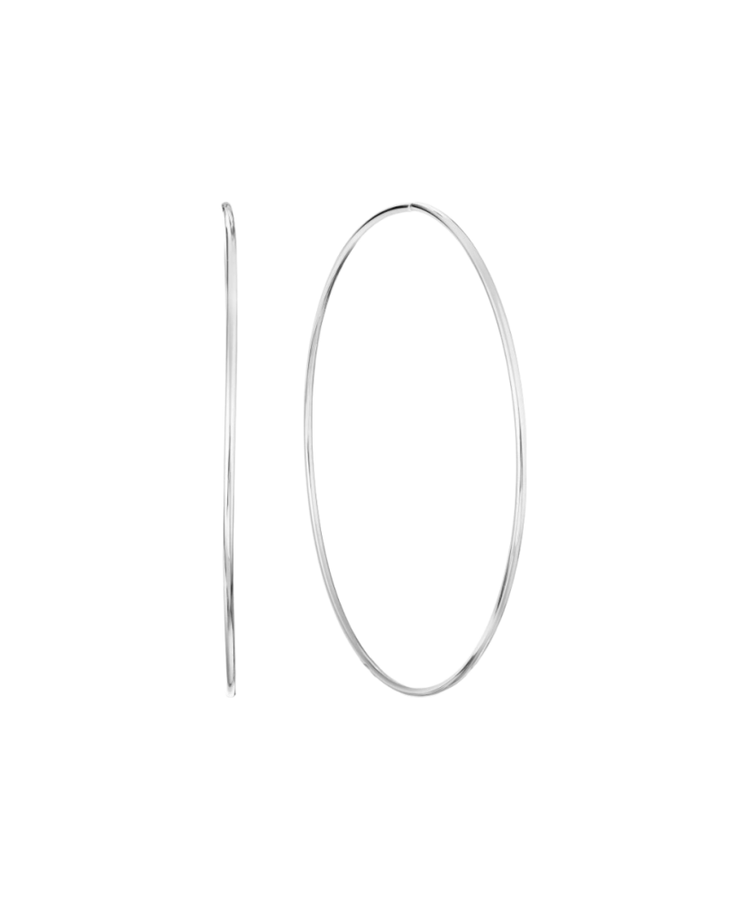 Sidabriniai auskarai rinkutės 90mm - Sidabriniai auskarai - Goldinga