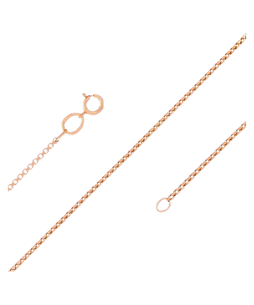 Auksinė apyrankė "Box" 1.4mm - Auksinės apyrankės - Goldinga