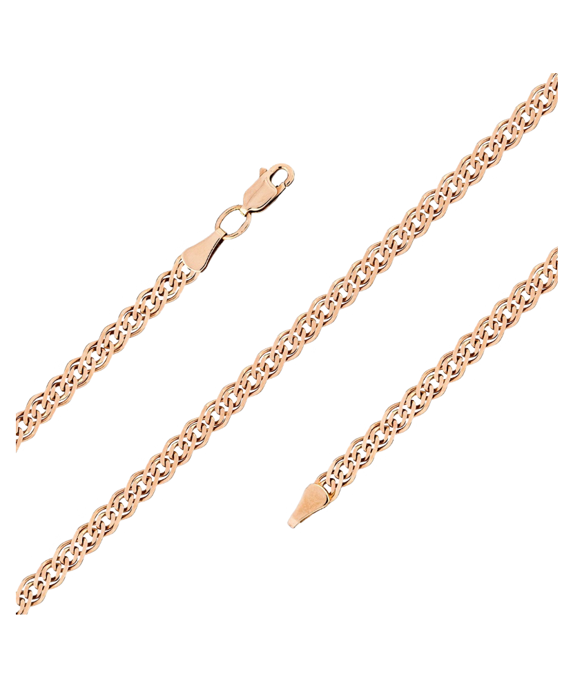 Auksinė vientisa apyrankė "Mona Liza" 4.5mm - Auksinės apyrankės - Goldinga