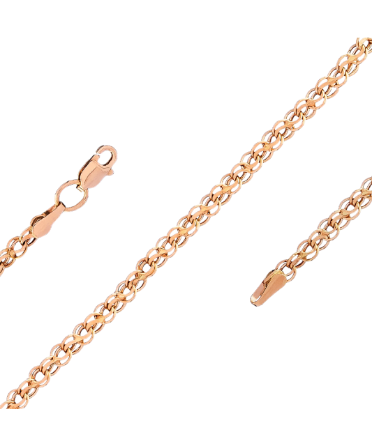 Auksinė apyrankė "Bismark" 3.2mm - Auksinės apyrankės - Goldinga