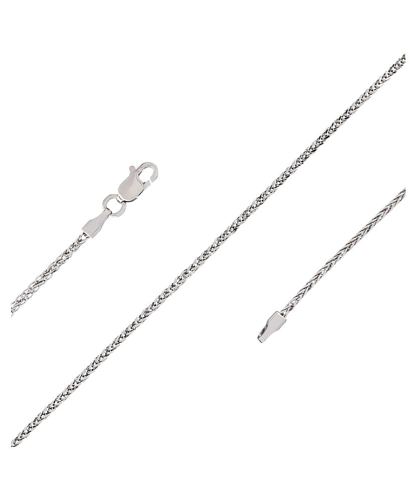 Balto aukso grandinėlė "Spiker" 1.5mm - Auksinės grandinėlės - Goldinga