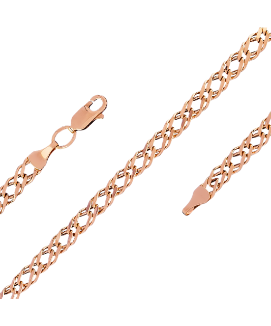 Auksinė apyrankė "Rombo" 4.3mm - Auksinės apyrankės - Goldinga