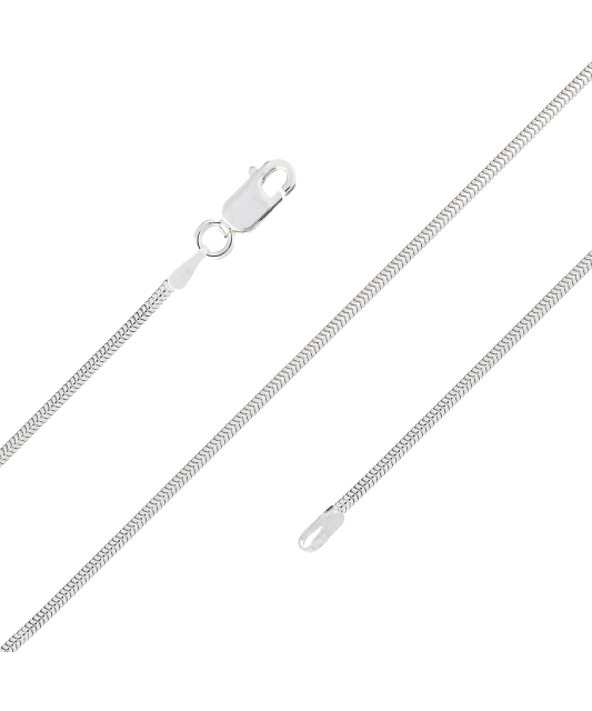 Sidabrinė grandinėlė "Snake" 1.5mm - Sidabrinės grandinėlės - Goldinga