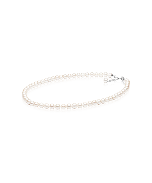 Perlų vėrinys Su sidabru - Perlų vėriniai - Goldinga