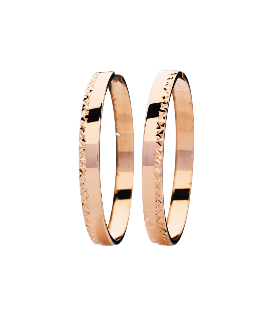 Auksiniai auskarai rinkutės 50mm - Auksiniai auskarai - Goldinga