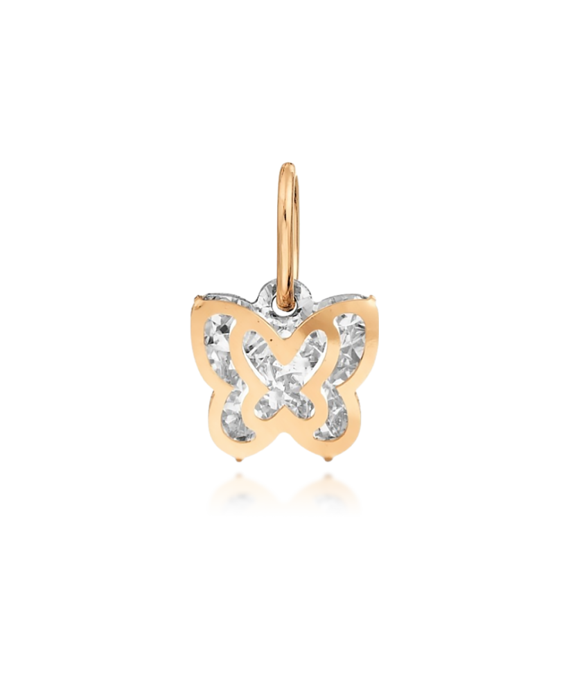 Auksinis pakabukas "Drugelis" - Auksiniai pakabukai - Goldinga