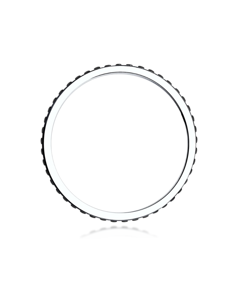 Sidabrinis žiedas su cirkoniais - Sidabriniai žiedai - Goldinga