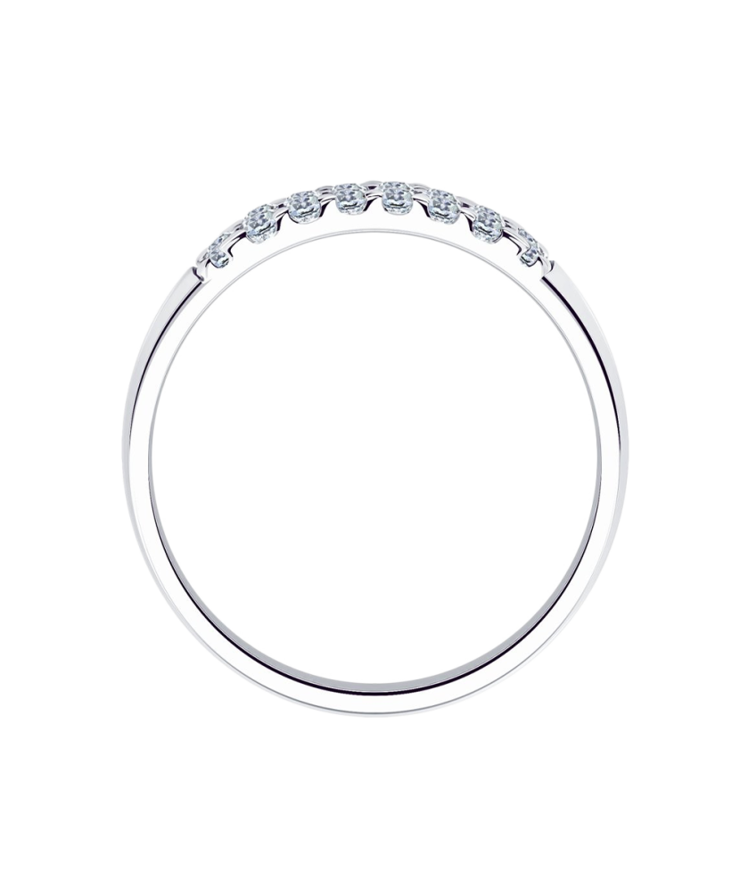 Sidabrinis žiedas su cirkoniais - Sidabriniai žiedai - Goldinga