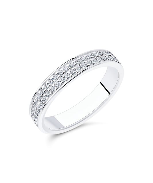 Sidabrinis žiedas su cirkoniais - Sidabriniai žiedai - Goldinga