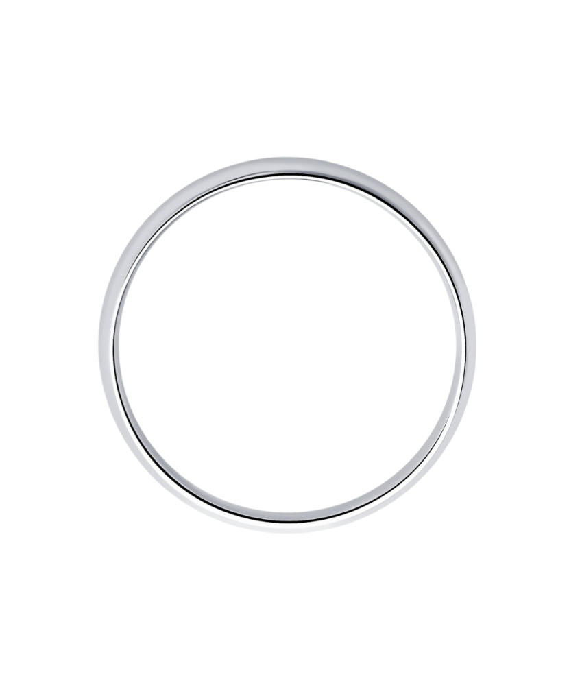 Sidabrinis vestuvinis žiedas 4mm - Sidabriniai žiedai - Goldinga