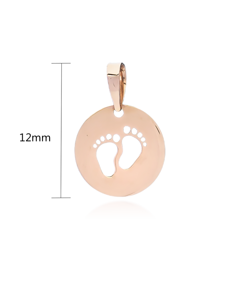 Auksinis pakabukas "Pėdutės" - Auksiniai pakabukai - Goldinga