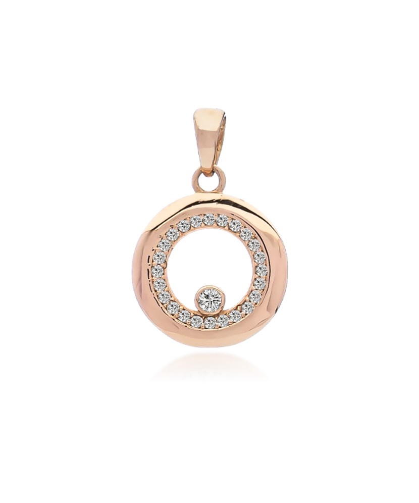 Auksinis pakabukas su cirkoniais - Auksiniai pakabukai - Goldinga