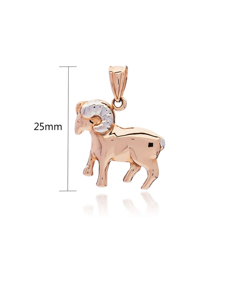 Auksinis pakabukas "Avinas" - Zodiako ženklų pakabukai - Goldinga