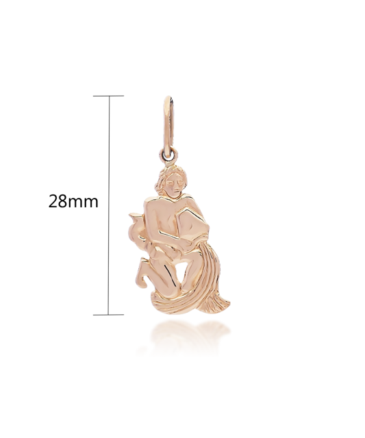 Auksinis pakabukas "Vandenis" - Zodiako ženklų pakabukai - Goldinga