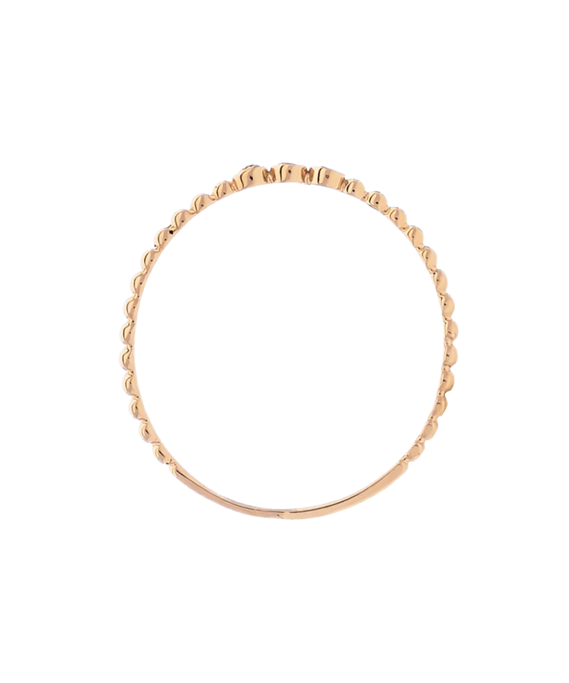 Auksinis žiedas su cirkoniais - Auksiniai žiedai - Goldinga