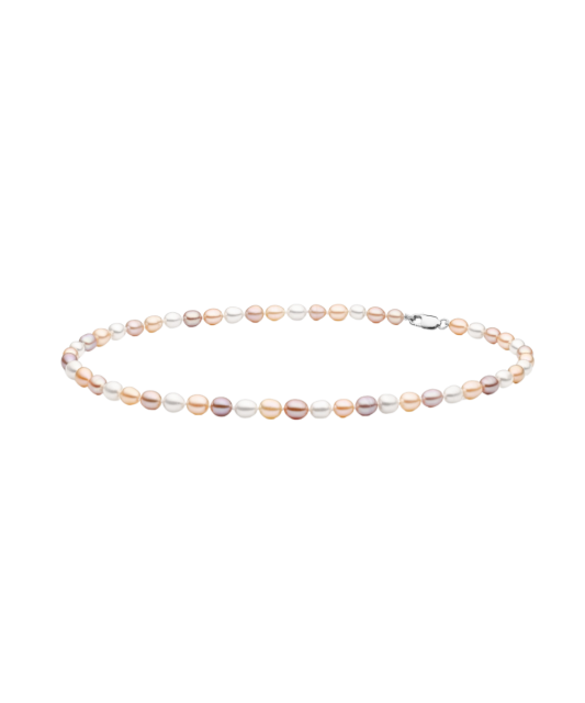 Perlų Vėrinys su sidabru - Perlų vėriniai - Goldinga