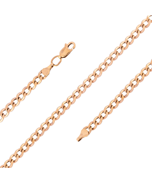 Auksinė apyrankė "Curb" 4.6mm - Auksinės apyrankės - Goldinga