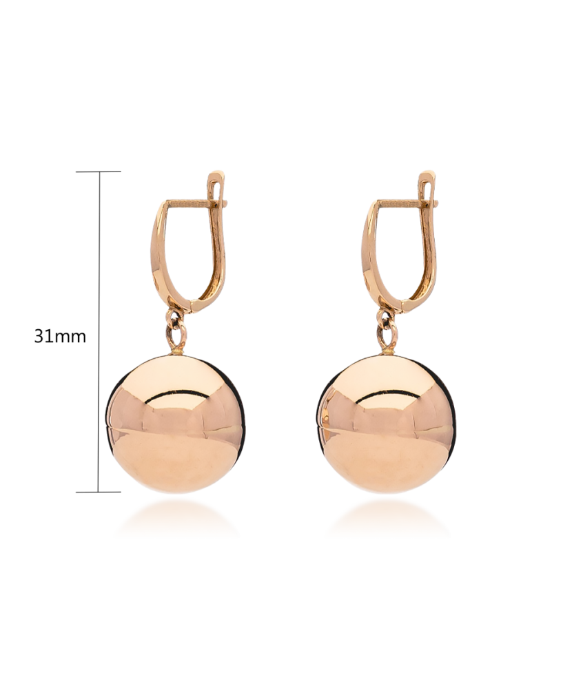 Auksiniai auskarai "Bumbuliukai" - Auksiniai auskarai - Goldinga