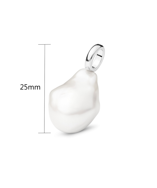 Sidabrinis pakabukas su kasumi perlu - Sidabriniai pakabukai - Goldinga