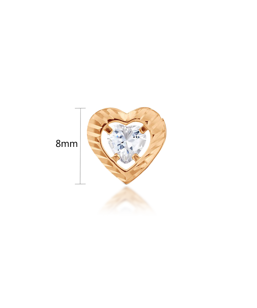 Auksinis pakabukas su cirkoniu - Auksiniai pakabukai - Goldinga