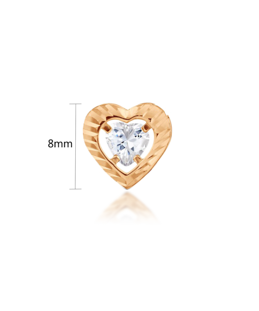 Auksinis pakabukas su cirkoniu - Auksiniai pakabukai - Goldinga