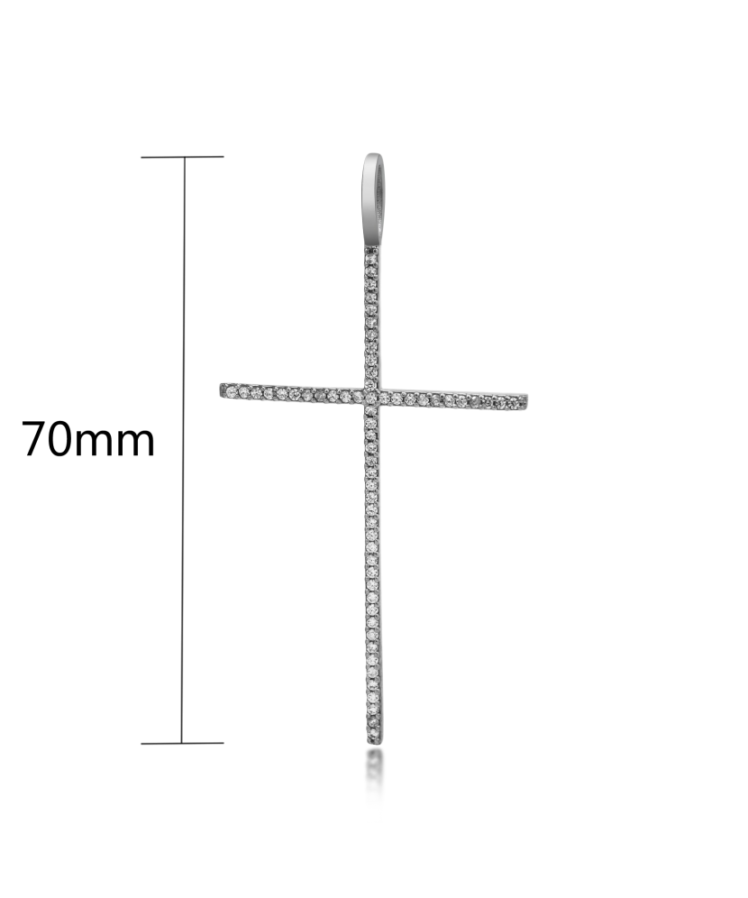 Sidabrinis pakabukas su cirkoniais - Sidabriniai pakabukai - Goldinga