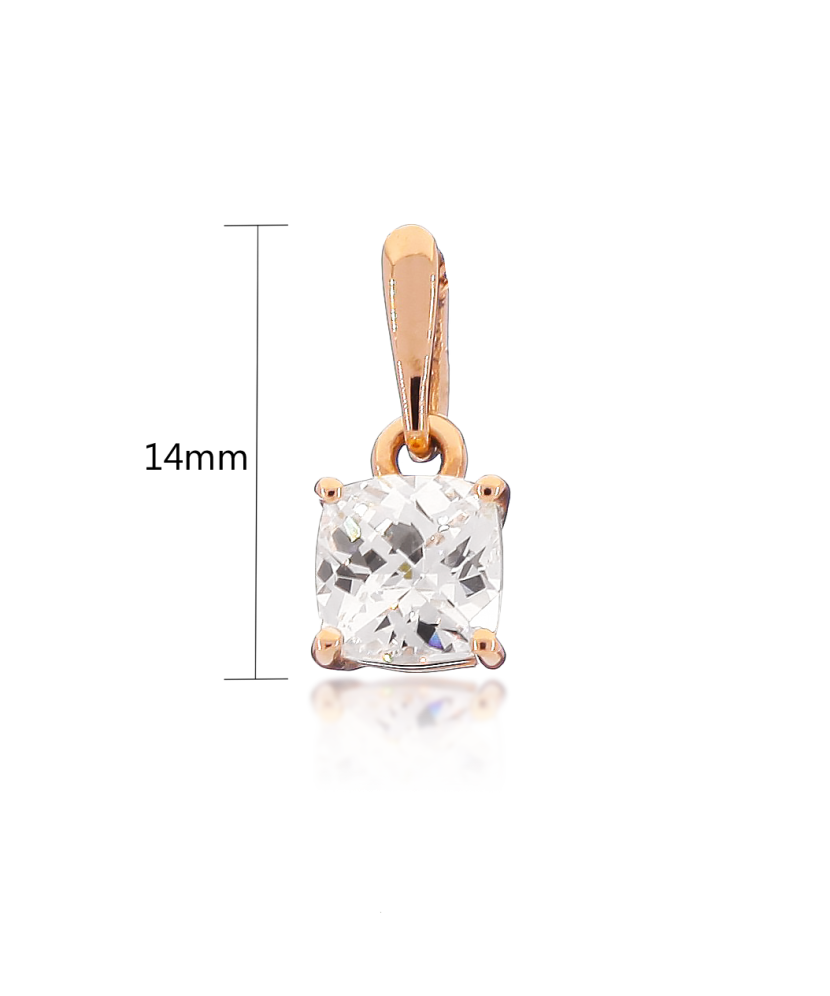 Auksinis pakabukas su cirkoniu - Auksiniai pakabukai - Goldinga