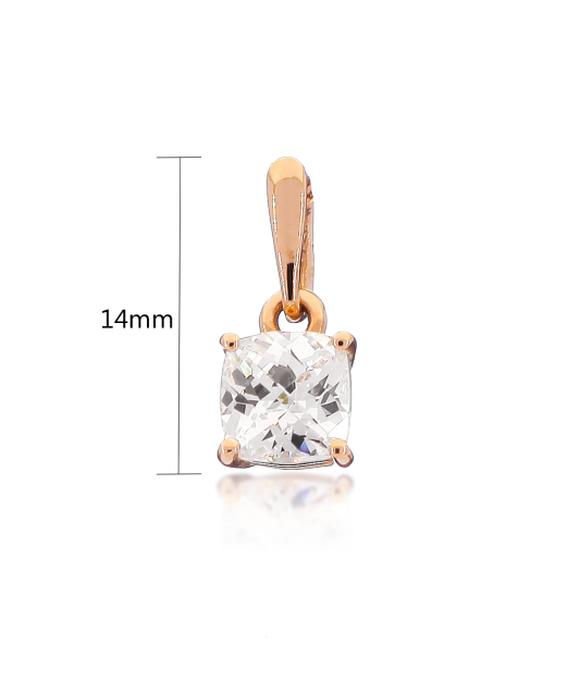 Auksinis pakabukas su cirkoniu - Auksiniai pakabukai - Goldinga