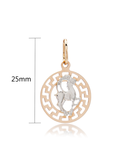 Auksinis pakabukas "Ožiaragis" - Zodiako ženklų pakabukai - Goldinga