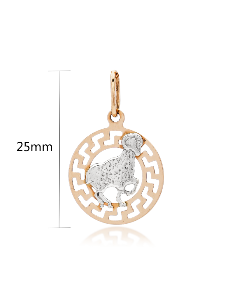 Auksinis pakabukas "avinas" - Zodiako ženklų pakabukai - Goldinga