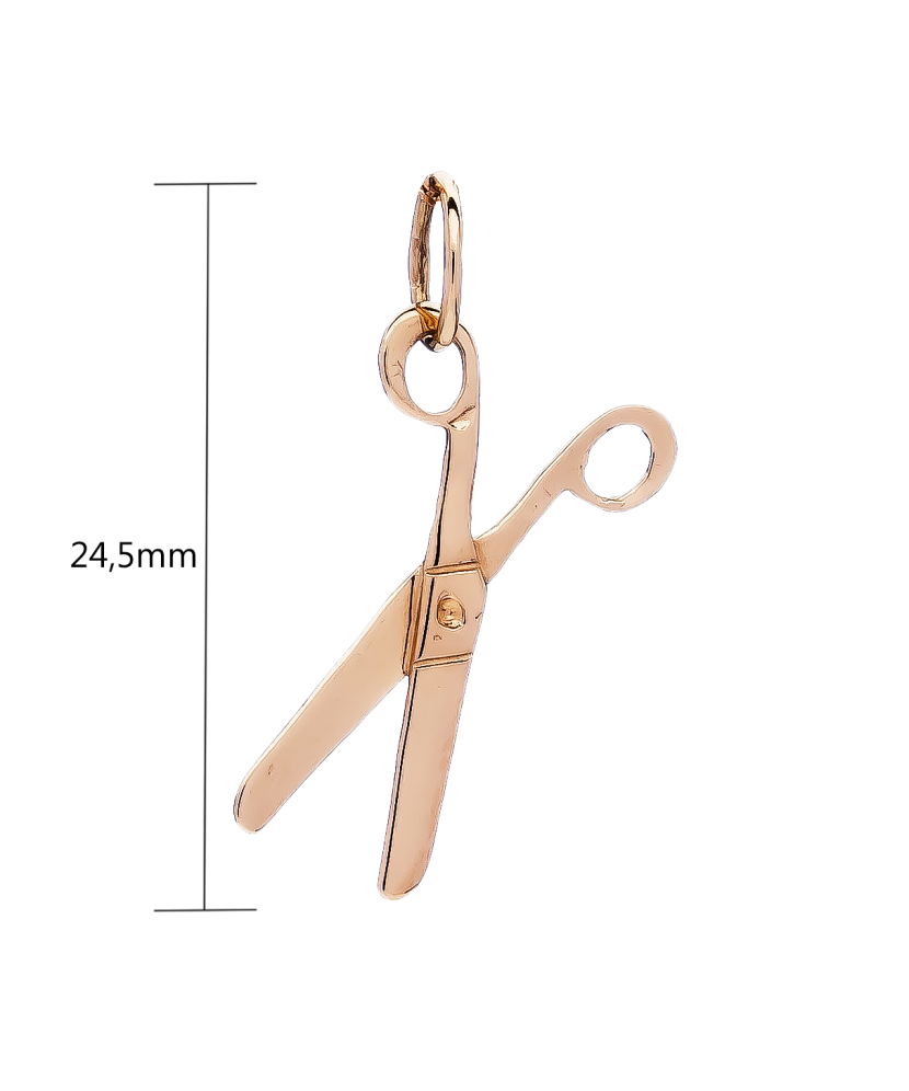 Auksinis pakabukas "Žirklės" - Auksiniai pakabukai - Goldinga